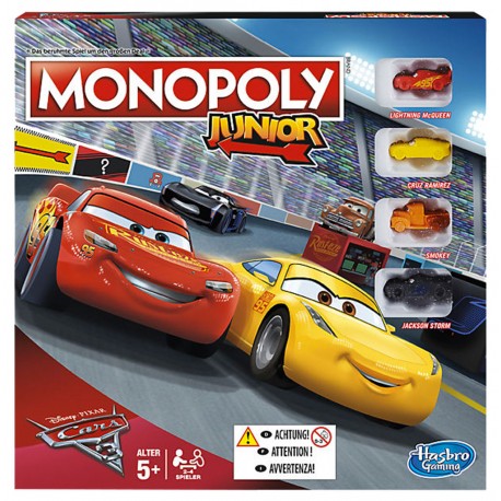 Hasbro Jeu de Société Monopoly Junior Cars