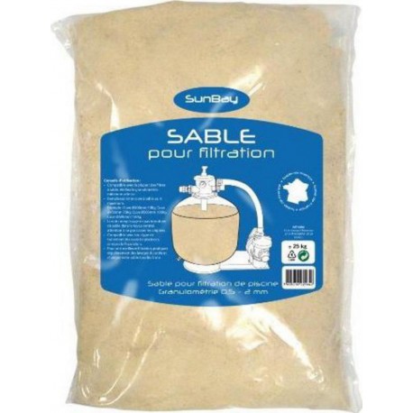 Sunbay Sable de Filtration pour Piscine 25Kg (lot de 2)