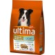 Ultima Croquettes Light Chiens Adult Medium Maxi +10Kg Poulet Riz Format 2Kg (lot de 3)