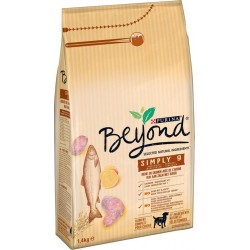 Purina Beyond Simply 9 Croquettes Chiens au Saumon et Avoine 1,4Kg (lot de 2)