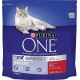 Purina One Croquettes Chat Adulte Boeuf 1,5Kg (lot de 3)