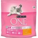 Purina One Croquettes Chat Junior 1 à 12 Mois Poulet 1,5Kg (lot de 3)