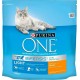 Purina One Croquettes Chat Light Poulet 1,5Kg (lot de 3)
