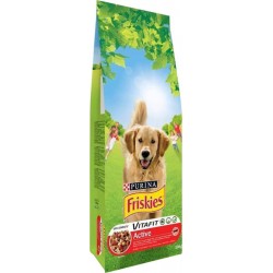 Friskies Croquettes Chiens Active Viandes Méga Format 18Kg (lot de 2)