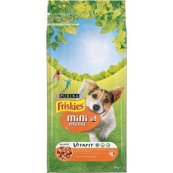 Friskies Mini Menu Vitafit Croquettes pour Chien Adulte au Poulet et aux Légumes 2Kg
