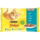 Friskies Aliment pour Chat en Sauce 4 Poissons 85g par 4 rations 7613036987592