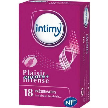 Intimy Plaisir Intense Préservatifs x18 (lot de 2)