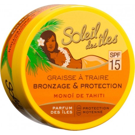 Soleil Des îles Graisse à Traire Bronzage Et Protection SPF 15 Parfum Des Îles (lot de 2)