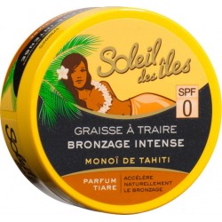 Soleil Des îles Graisse à Traire Bronzage Intense SPF 0 Parfum Tiare (lot de 2)