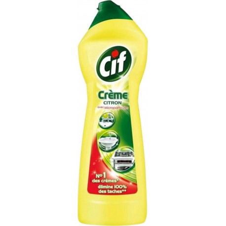 Cif Crème Citron Avec Microparticules 750ml (lot de 4)