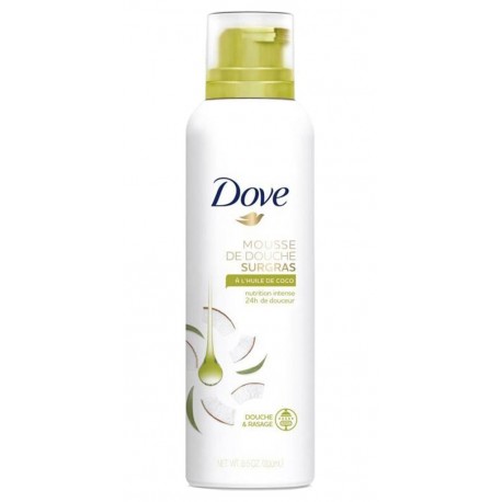 Dove Mousse De Douche Surgras Huile De Coco 200ml (lot de 3)
