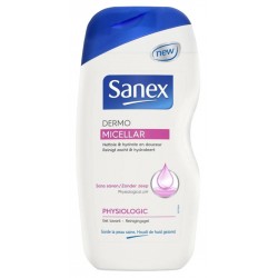 Sanex Douche Dermo Micellar Physiologic 500ml (lot de 3)