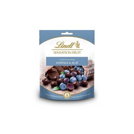 Lindt Sensation Fruit Myrtille et Açaï 150g (lot de 2)