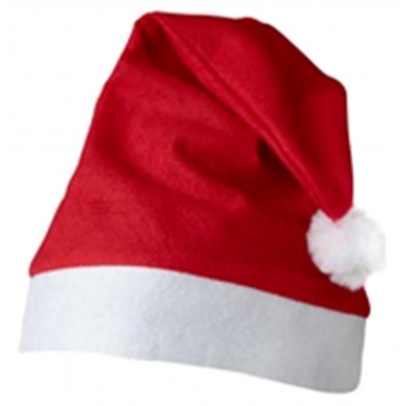 MegaStore Express Bonnet de Noël Taille Adulte (lot de 4)