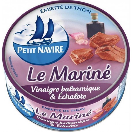 Petit Navire Thon Le Mariné Vinaigre Balsamique & Echalote 110g (lot de 5)