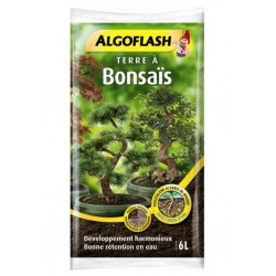 Algoflash Terreau Terre à Bonsaïs Formule Spécifique 6L (lot de 2 soit 12L)