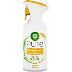 Air Wick Pure Parfum aux 5 Huiles Essentielles Camomille et Fleurs d’Oranger Apaisant 250ml (lot de 4)
