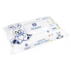 Biolane Lingettes Visage et Mains x64 (lot de 6 soit 384 lingettes)