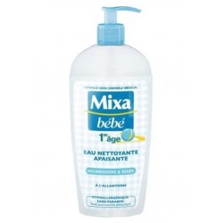 Mixa Bébé 1er âge Eau Nettoyante Apaisante Nourrissons et Bébés 250ml (lot de 4)