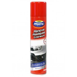 Auto Pratic Rénove Plastiques Extérieurs Redonne l’Aspect du Neuf aux Pare-Chocs et Baguettes 400ml (lot de 3)