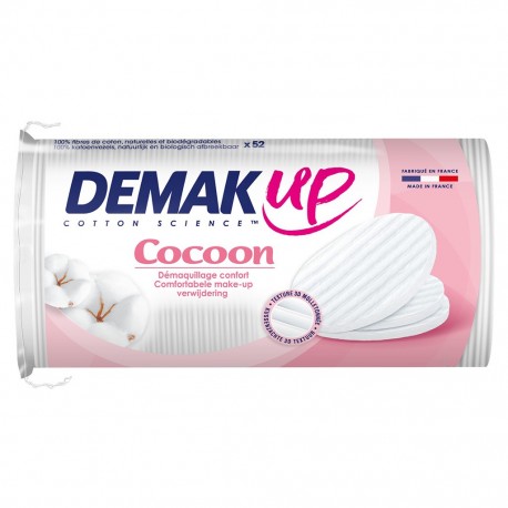 Demak Up Cocoon Démaquillage Confort x52 Cotons (lot de 6)