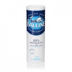 La Baleine Sel Moulu de Méditerranée Iodé Source de Magnésium 250g (lot de 20)