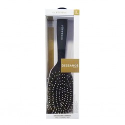 Dessange Paris Brosse à Cheveux Ovale en Céramique (noire) Cheveux Fins à Normaux