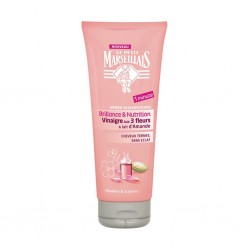 Le Petit Marseillais Après Shampooing Brillance & Nutrition Vinaigre aux 3 Fleurs & Lait d’Amande 200ml (lot de 4)