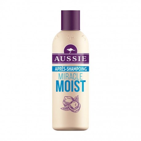 AUSSIE Après-Shampooing Miracle Moist 250ml (lot de 2)
