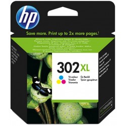 HP Cartouche d’Encre 302 XL Trois Couleurs (lot de 2)