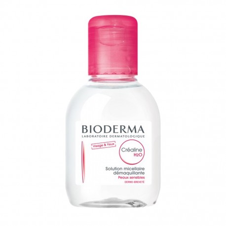 BIODERMA Créaline H2O Solution Micellaire Démaquillante Peaux Sensibles 100ml (lot de 3)