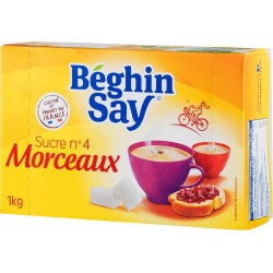 Béghin Say Sucre n°4 168 morceaux 1Kg (lot de 6)