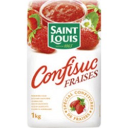 Saint Louis Confisuc Fraises Spécial Confitures de Fraises 1Kg (lot de 6)