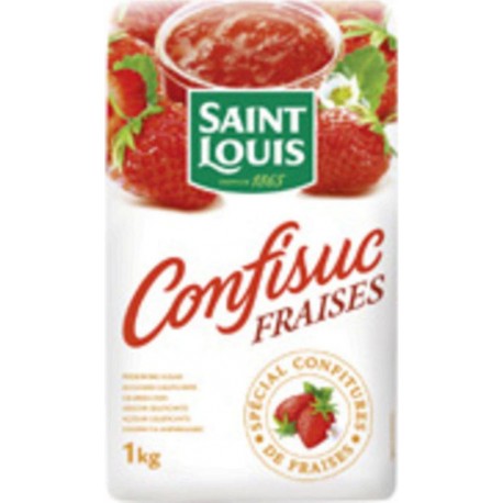 Saint Louis Confisuc Fraises Spécial Confitures de Fraises 1Kg (lot de 6)
