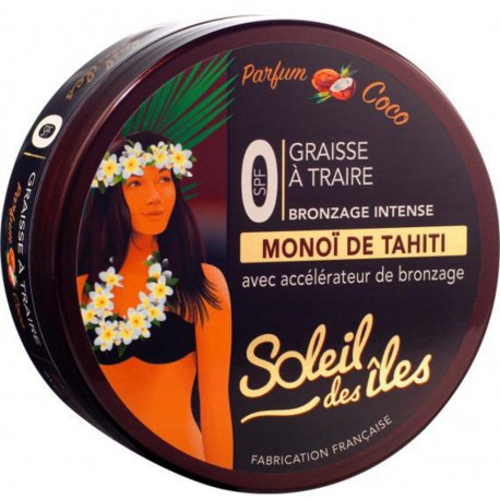 Soleil Des îles Graisse à Traire Bronzage Intense SPF 0 Parfum Coco (lot de 6)