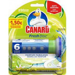 CANARD FRESH DISC Disque de gel WC fraîcheur citron vert