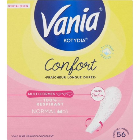 Vania Kotydia protège-slips multi-formes normal 56 pièces boîte 56