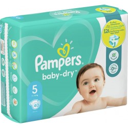 Pampers Couches taille 5 : 11-16Kg Baby Dry