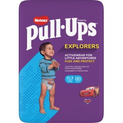 Huggies Couches bébé garçon 1 - 3 ans : 12 - 17Kg pull-ups
