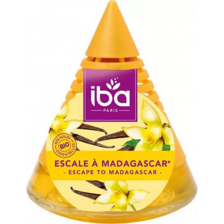 IBA Désodorisant MECHE Escale à MADAGASCAR Vanille (lot de 3)