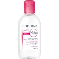 BIODERMA Créaline H2O AR Solution Micellaire Démaquillante Anti-Rougeurs Peaux Sensibles 250ml (lot de 2)