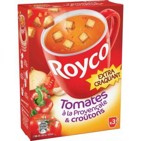Royco Soupe déshydratée Tomates à la Provençale & Croûtons 3x20g 60g
