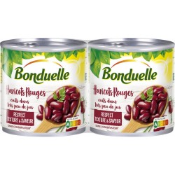 Bonduelle Haricots rouges cuits x2 310g