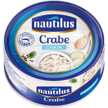 Nautilus Chair de Crabe 105g égoutté 145g
