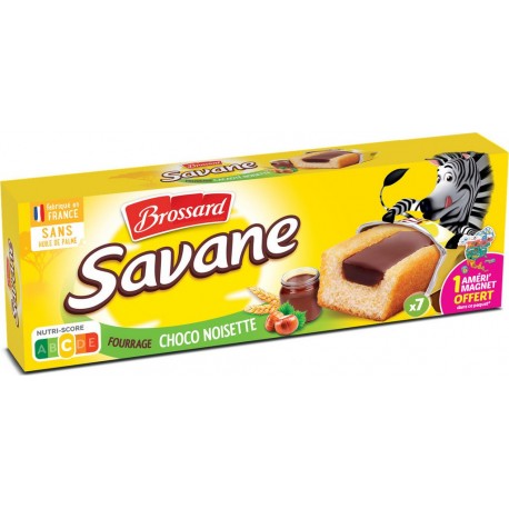 Savane Gâteaux cacao noisette x7 27g