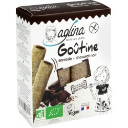 Aglina Biscuits bio Goûtine chocolat noir s/gluten
