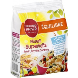 Gayelord Hauser Céréales muesli fibres s/sucres ajoutés