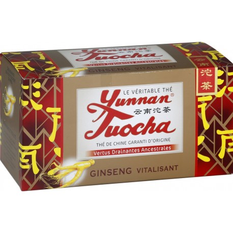 Yunnan Tuocha Thé de Chine Ginseng vitalisant
