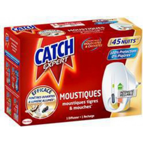 Catch Diffuseur électrique réglable moustiques et mouches