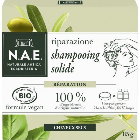 N.a.e Shampoing solide réparation Bio